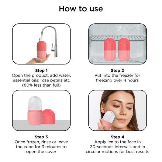 Silicone Ice Facial Roller Beauty