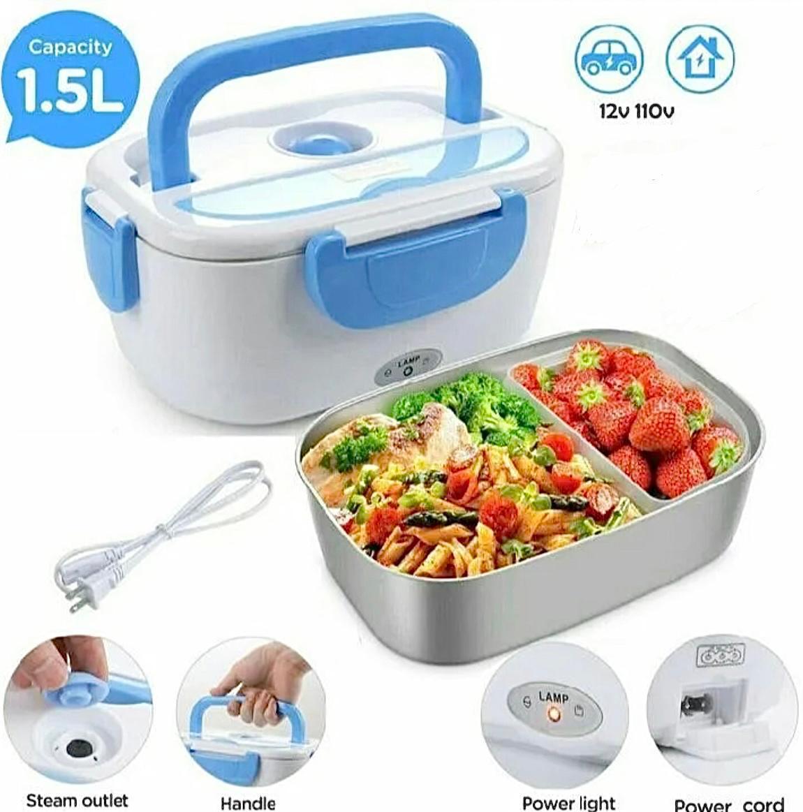 Multi-Functional Stainless Steel Electric Lunch Box