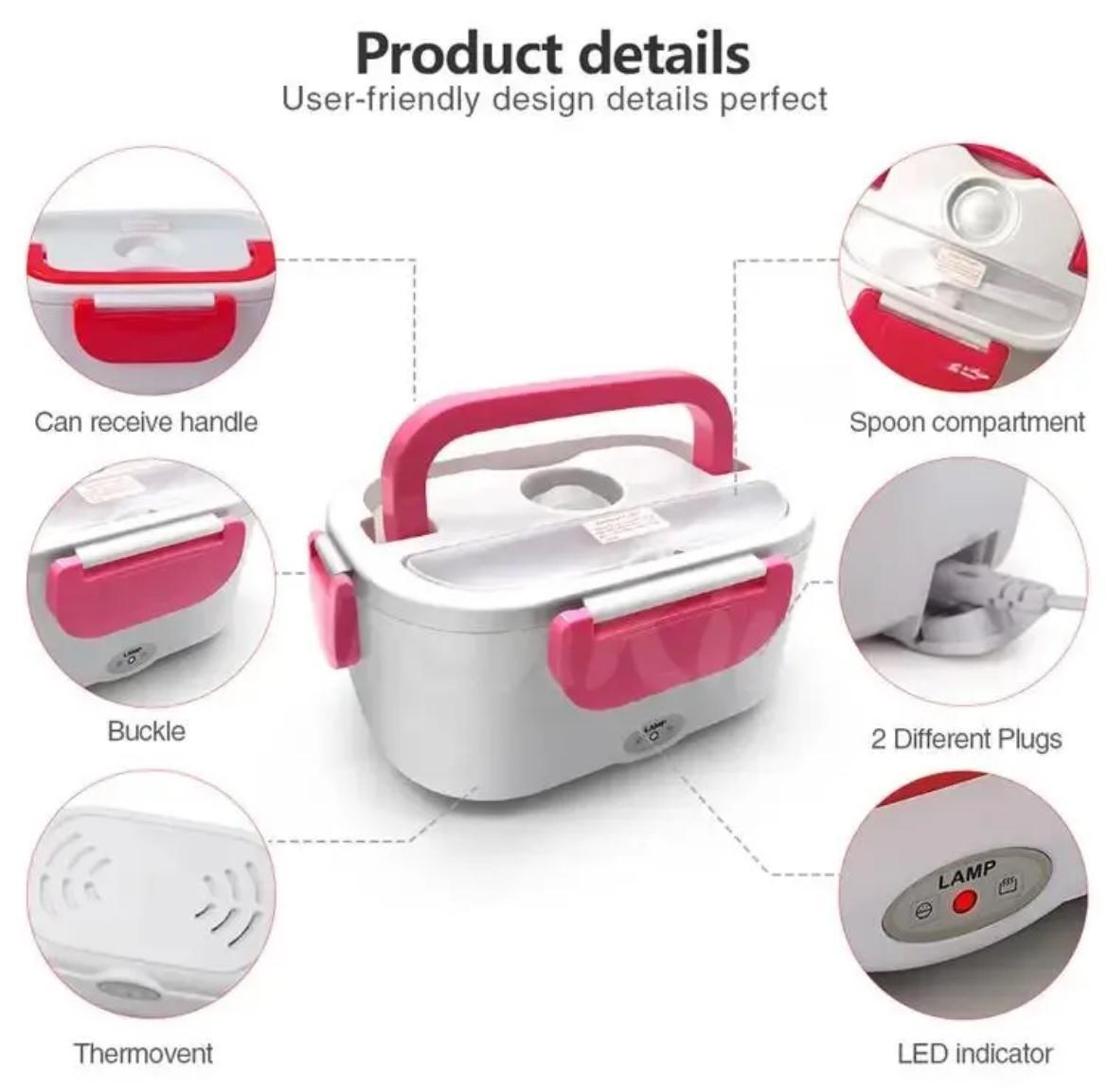 Multi-Functional Stainless Steel Electric Lunch Box