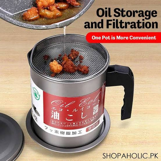 Oil Strainer Pot(1.4 Liter)