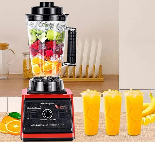 Silver Crest SC-1589 2 in 1 High Power Blender 4500W – Multi-Function Grinder & Smoothie Maker