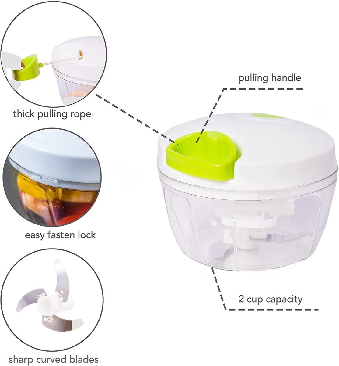 Easy Spin Cutter - Speedy Vegetable Chopper