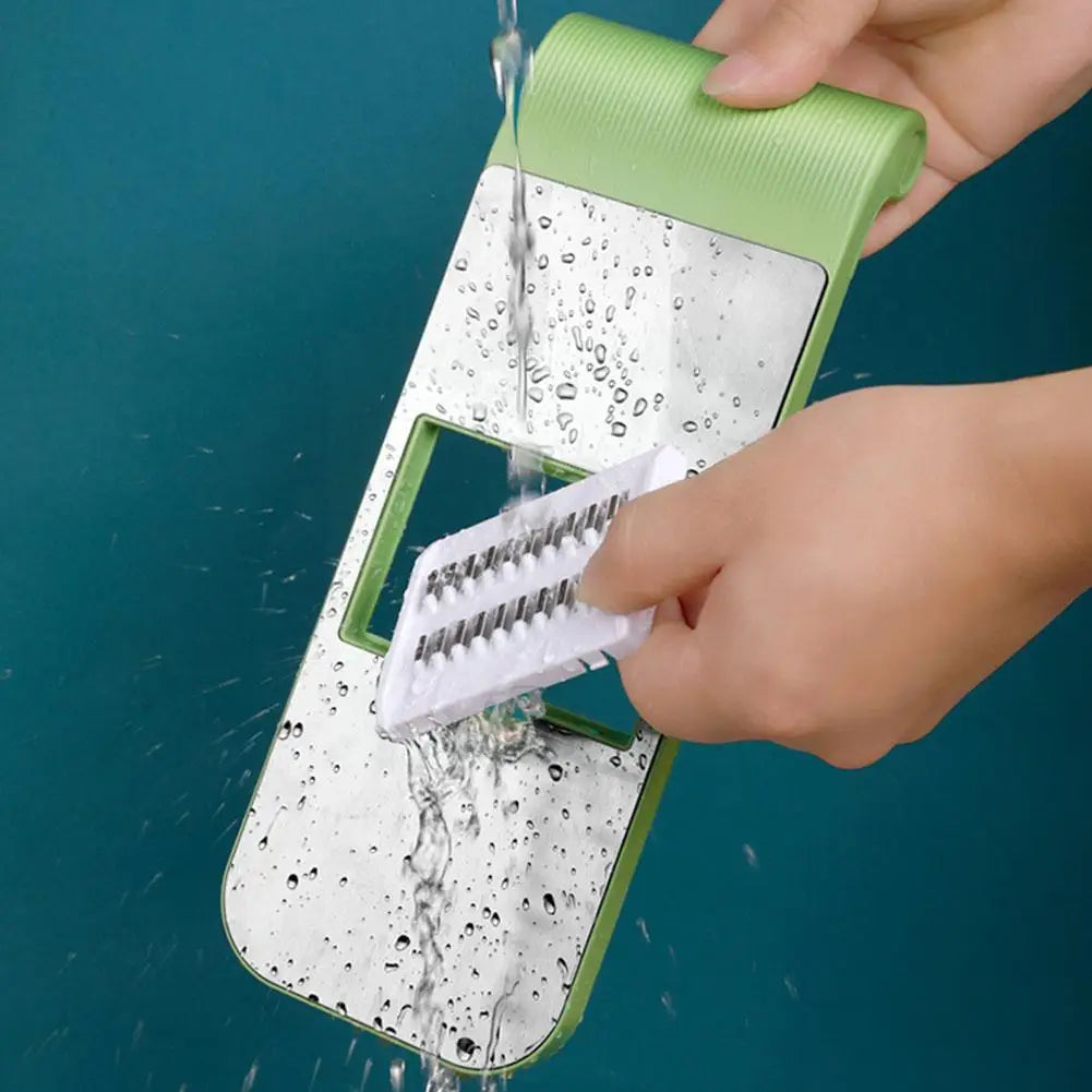 5-in-1 Multi-Functional Vegetable Slicer & Grater – Adjustable Mandoline Cutter